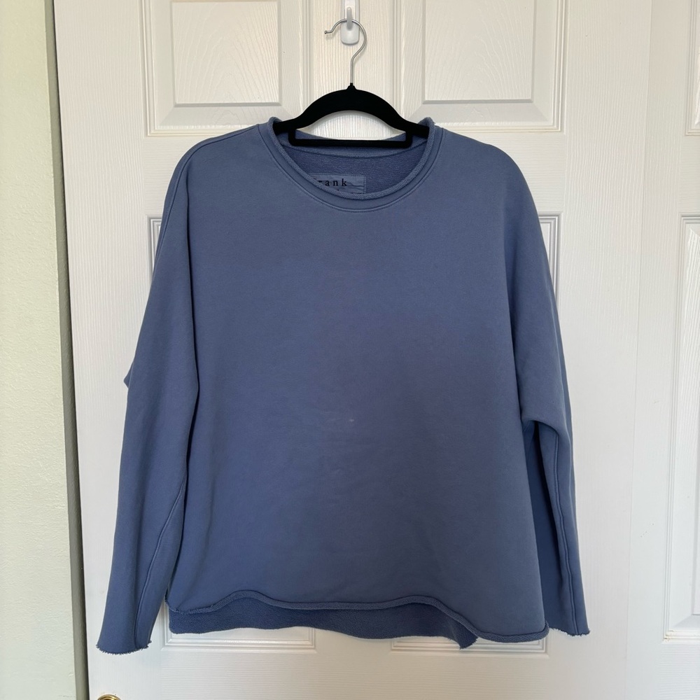 Frank and Eileen Anna Long Sleeve Capelet Sweater Triple Fleece Size Medium